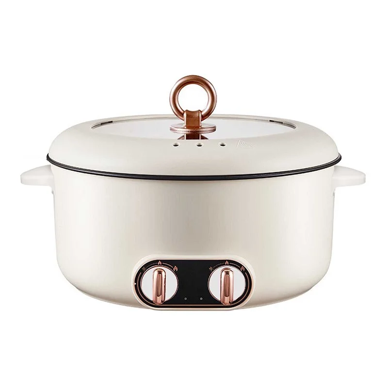 220V garnek elektryczny Multicooker gospodarstwa domowego non-stick urządzenie do gotowania patelnia garnek 5L dwusmakowy gorący garnek 3L