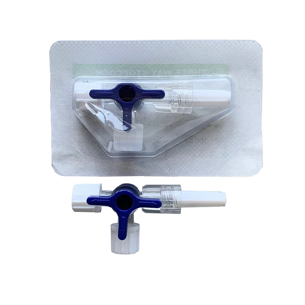 3 Way Tube Connector Stopcock With Luer Lock Three Way Stop Cock
