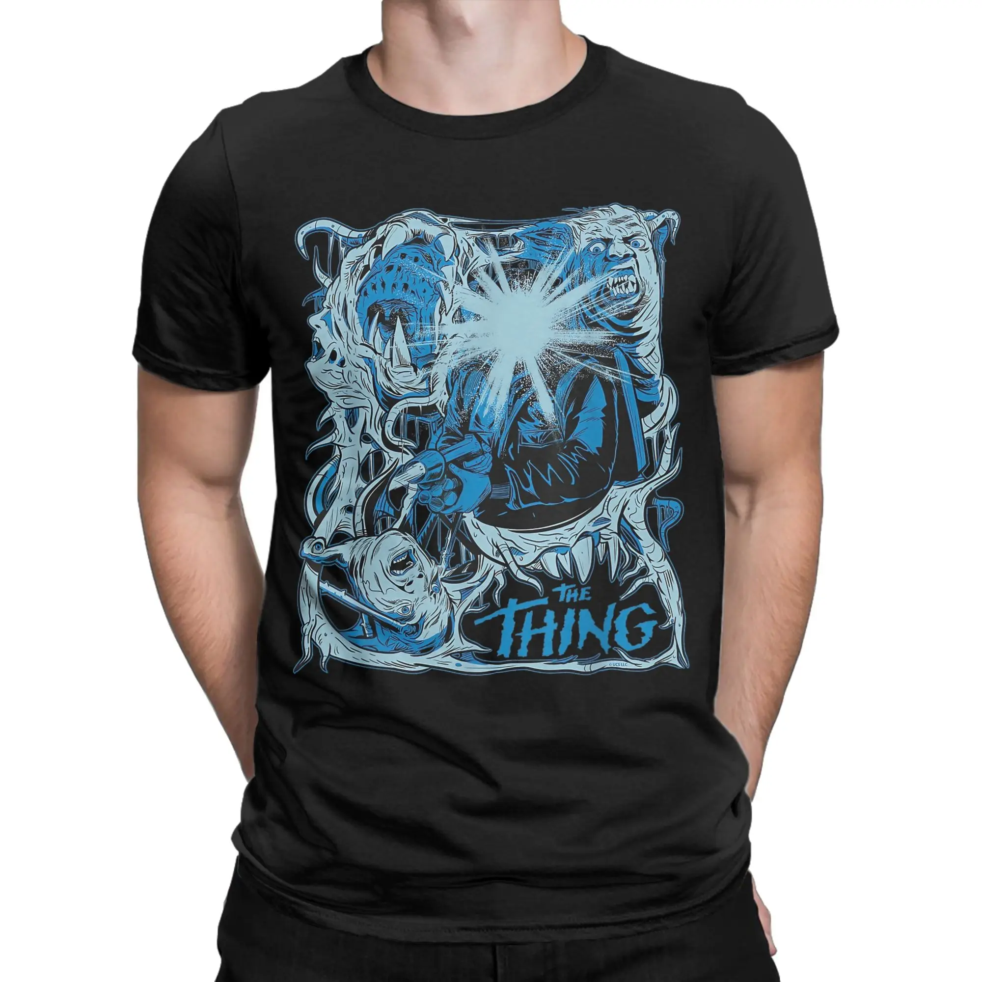 The Thing John Carpenter T Shirt Men's  100% Cotton Novelty T-Shirt Crew Neck  Tee Shirt Short Sleeve Clothing New Arrival