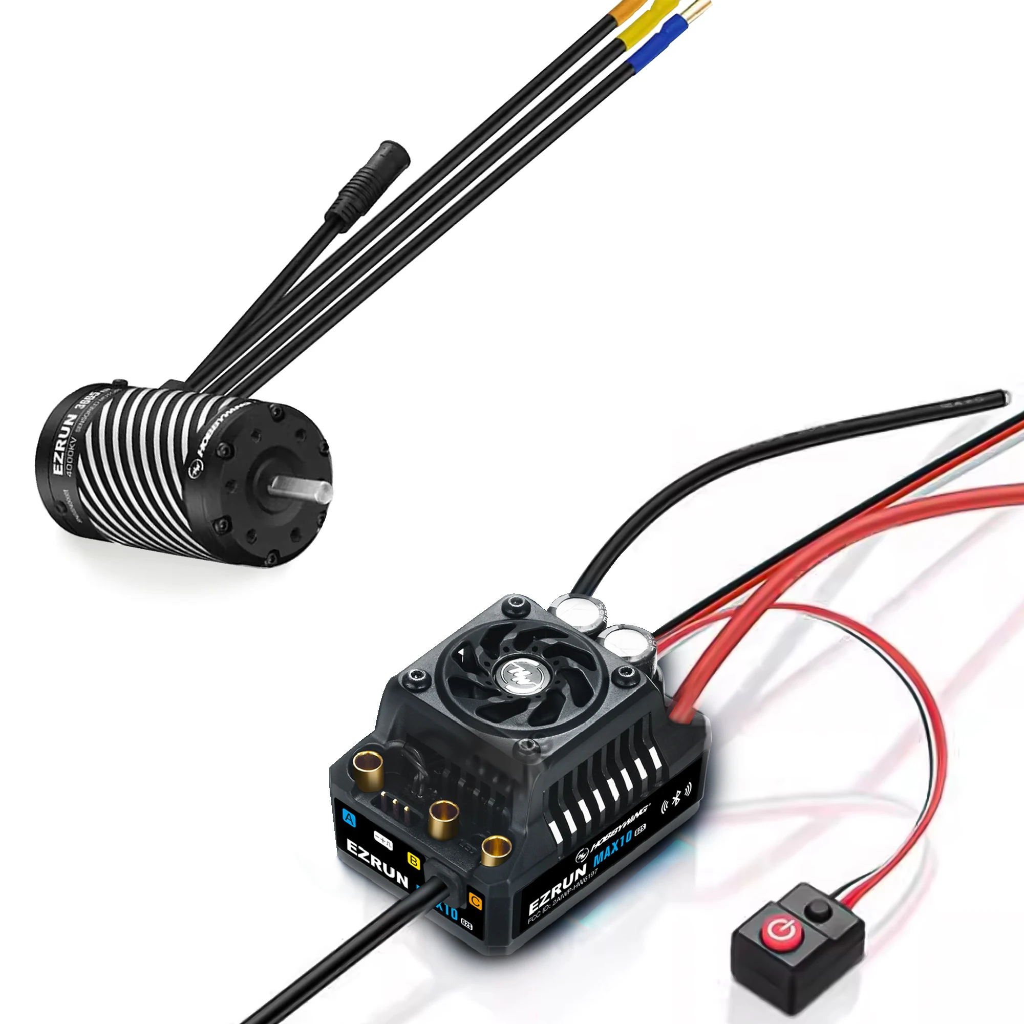 Rc Hobby Engine - Hobbywing Brushless Sensored Combo 3652 3665