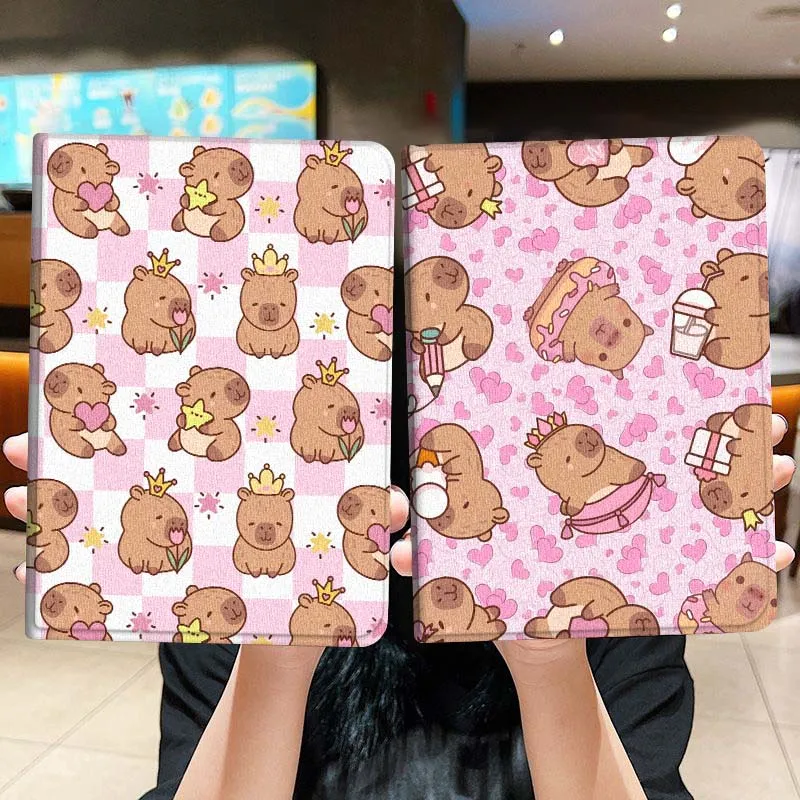 Cartoon anime capibala Tablet Case For Honor Tab Pad 6 7 8 9 X8 V7 V8 X9 13 X8a X9a Pro 10 Magic GT GT2 10.1 13.3 Inch