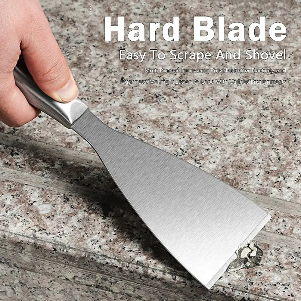 New Stainless Steel Putty Shovel Thickened Rustproof Paint Tool Durable Scraper Home Repair