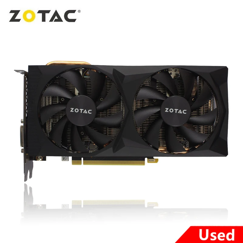 Used ZOTAC RTX 2060 6GB Video Cards GPU RTX2060 GDDR6 192bit GAMING Graphic Card