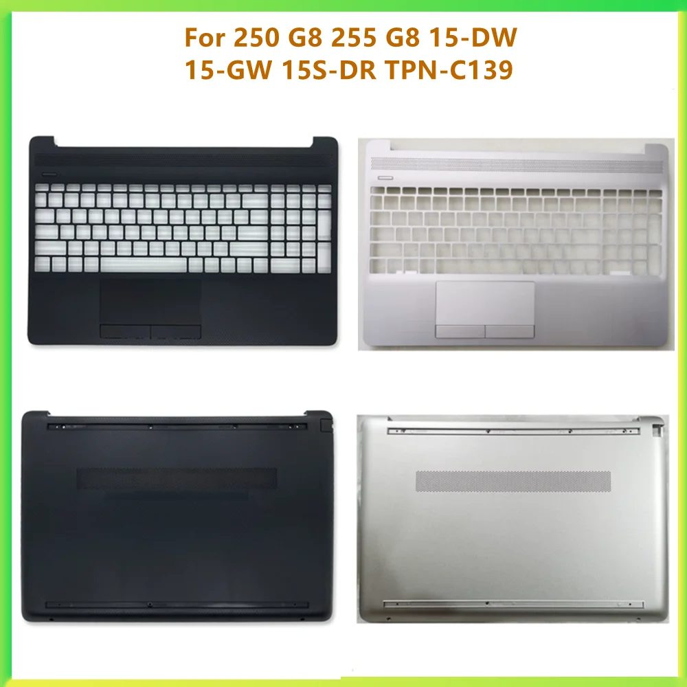 

New Laptop Top Case Palmrest Upper Bottom Housing Cover Case For HP 15S-DU 15S-DY 15-DW 15-GW 15S-DR TPN-C139 Shell