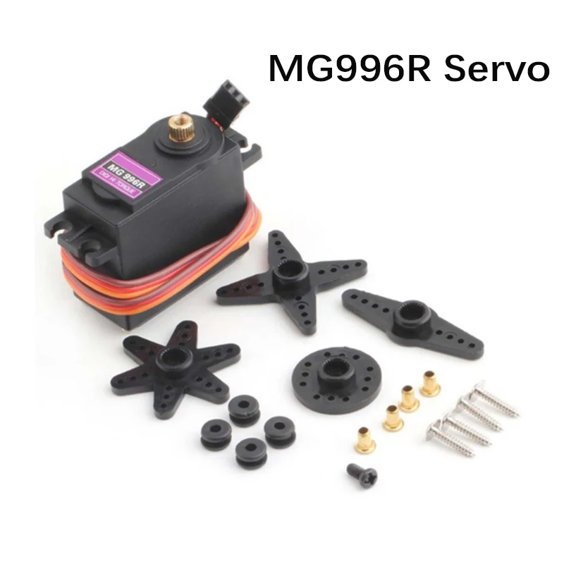 5Pcs MG996R 13kg High Torque Metal Gear Servo Digital Servo For Futaba JR 1/8 1/10 RC Car Helicopter Robot Manipulator RC Boat