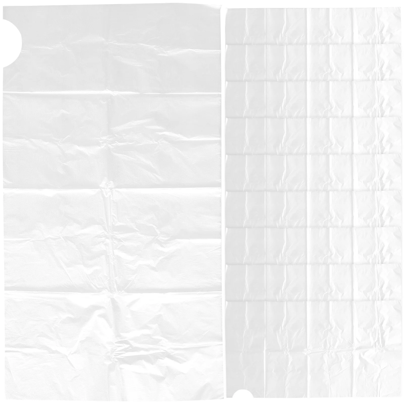 

20pcs Beard Catcher Sheets Plastic Bath Tub Storage Tablet Sink Guards Hair Collector Shaving Liner Men Disposable Travel Size