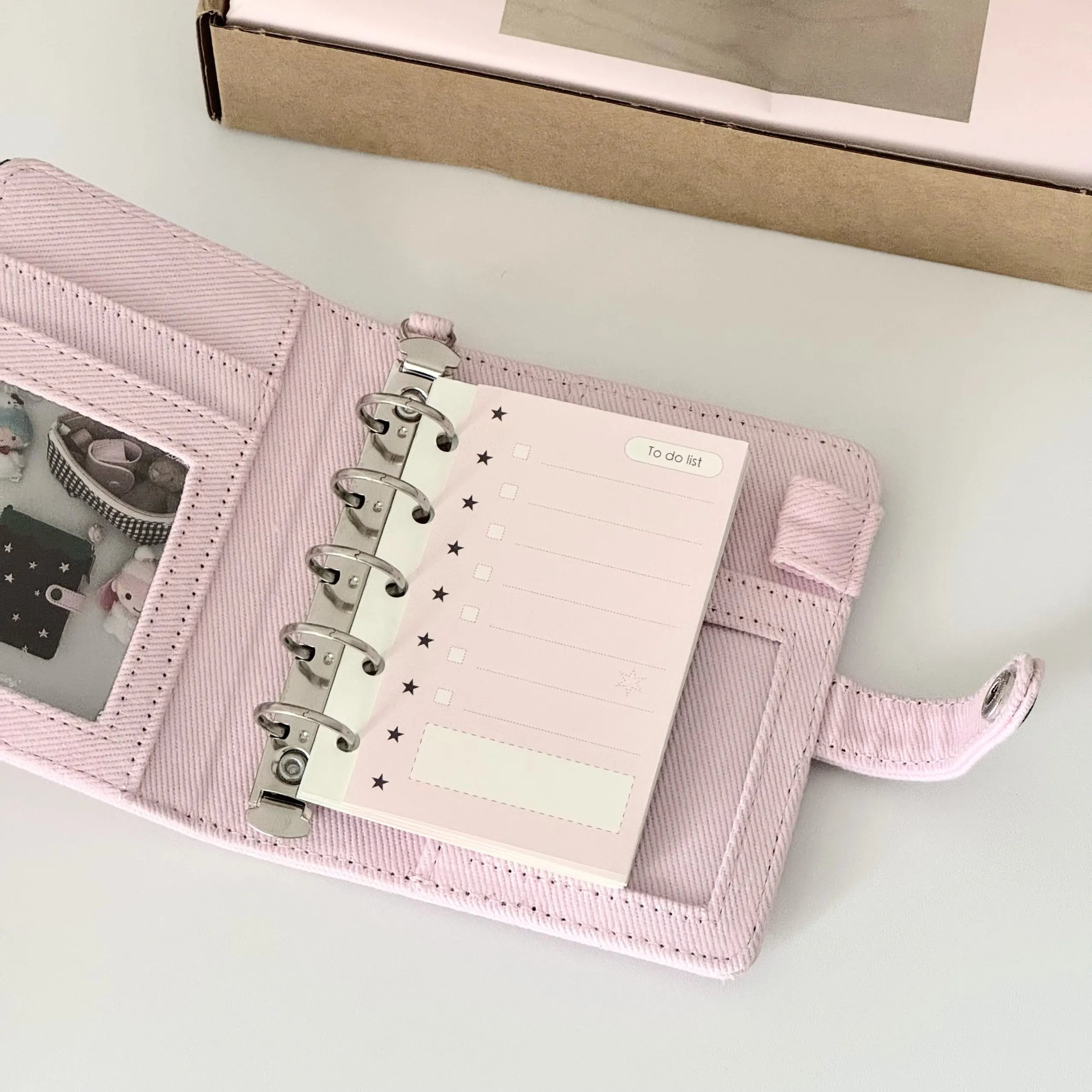 12 Sheets A7 M5 Refill Paper Tri-fold Planner Insert Hole Punched Pages for Ring Binder Habit Tracker & To-Do List Refill view 4