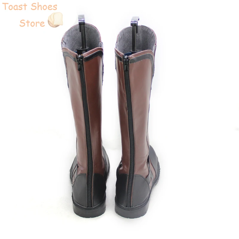 Erwachsene Rudeus Greyrat Cosplay Schuhe Pu Lederschuhe Halloween Karneval Stiefel Cosplay Prop Kostüm Requisite