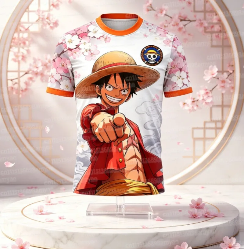 One Piece Brook #09 Anime Jersey Men's Full Sublimation Music Note Skull Print Casual Streetwear Breathable Tee FamilyMatching