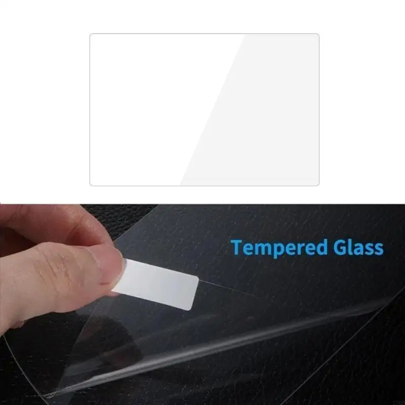8inch Rear AC Screen Protectors Tempereds Glass AntiScratch Film High Transparencys Easy Installation for Model 3