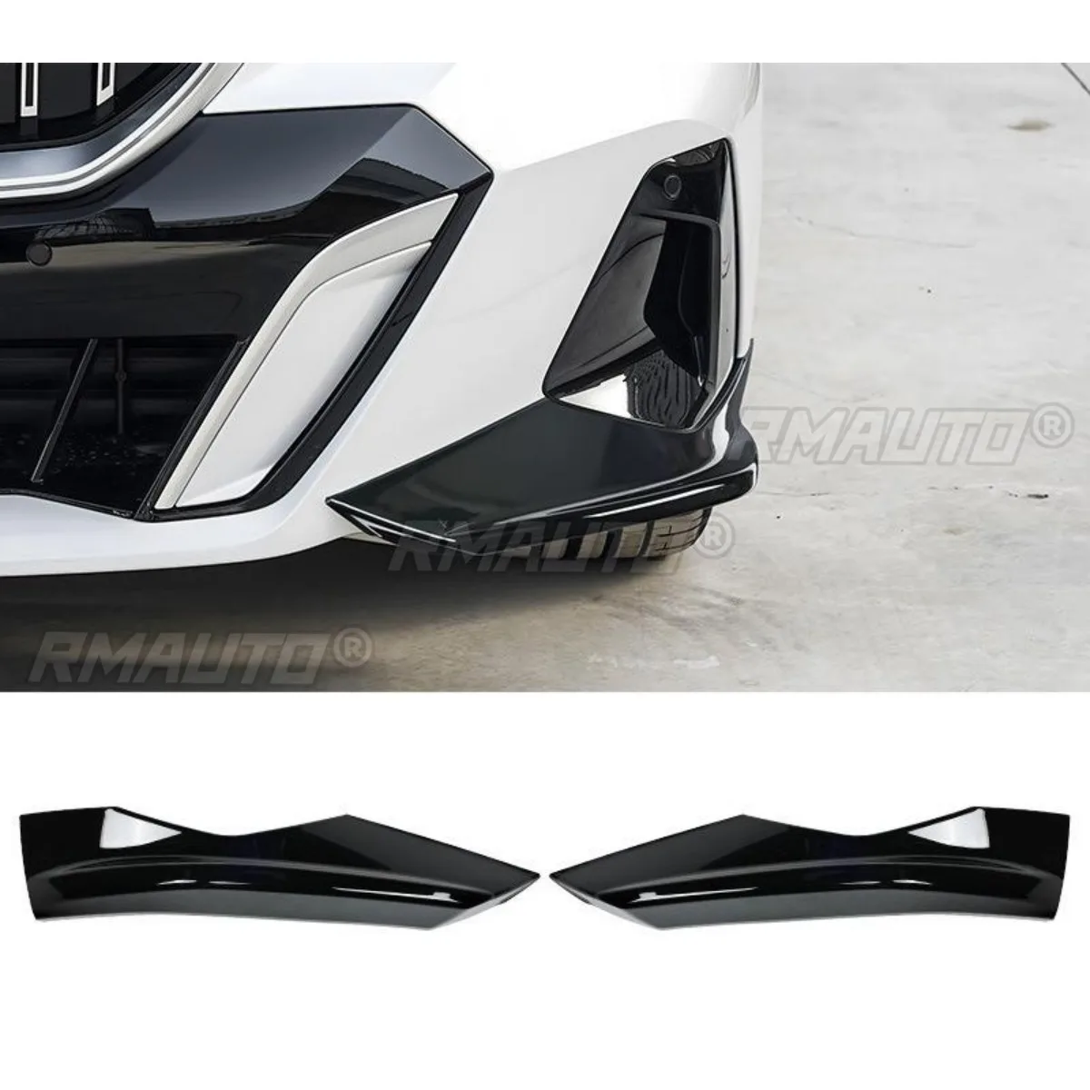 

For BMW 5 Series i5 2024-2025 Car Bumper Splitter Diffuser Spoiler Body Kit Bumper Protector Corner Trim Accessories Tunning