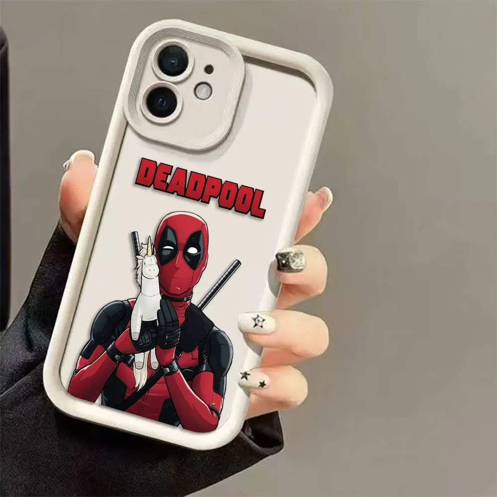 Casing Ponsel Sampul Marvel Villain Deadpool untuk OPPO RENO 2F 2Z 5 5F 6 7 7Z 8 8Z 8T 10 11 11F 12 12F 13 13F 14 LITE PRO PLUS