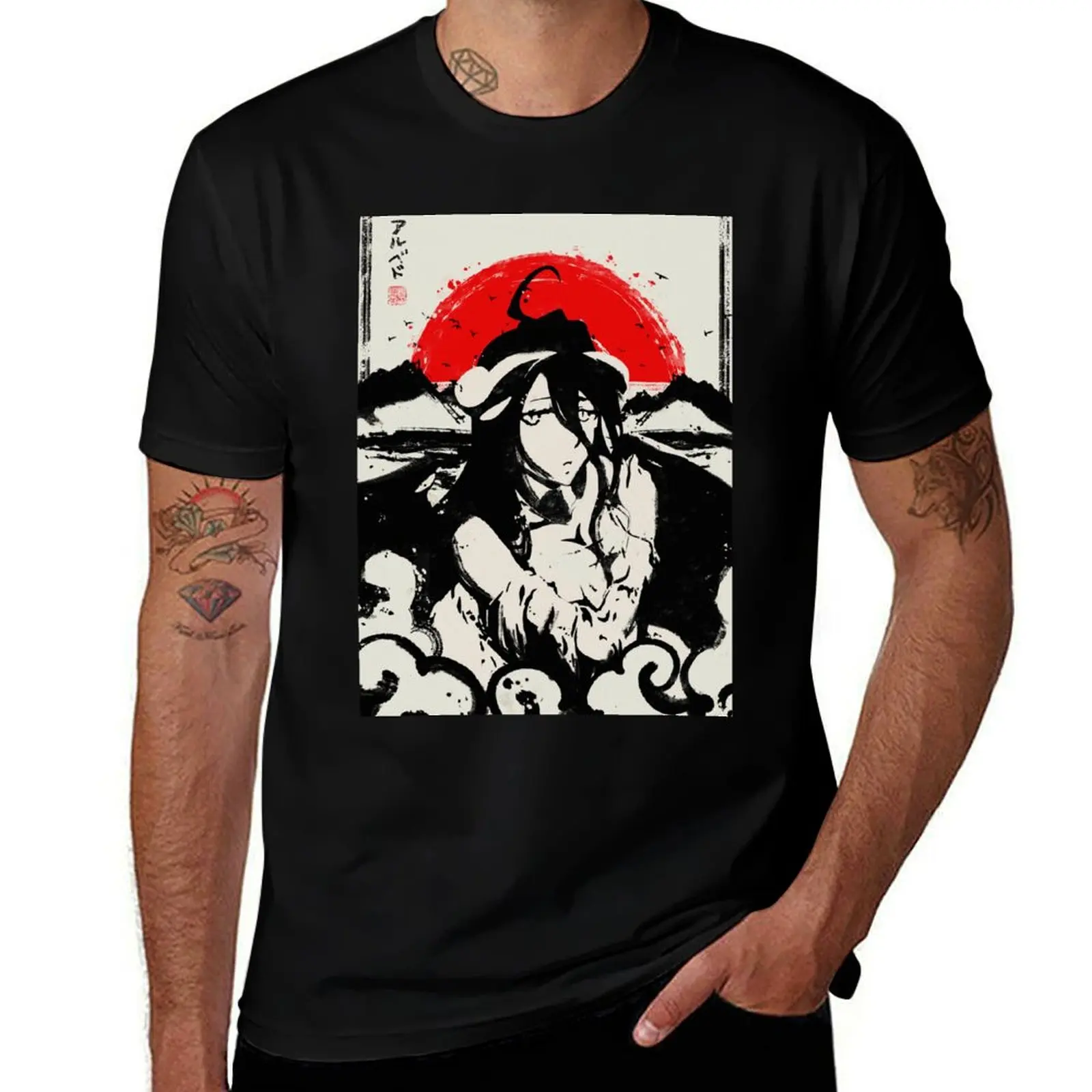 Albedo Japanese Ink アルベド T-Shirt Holiday All Match T-Shirt