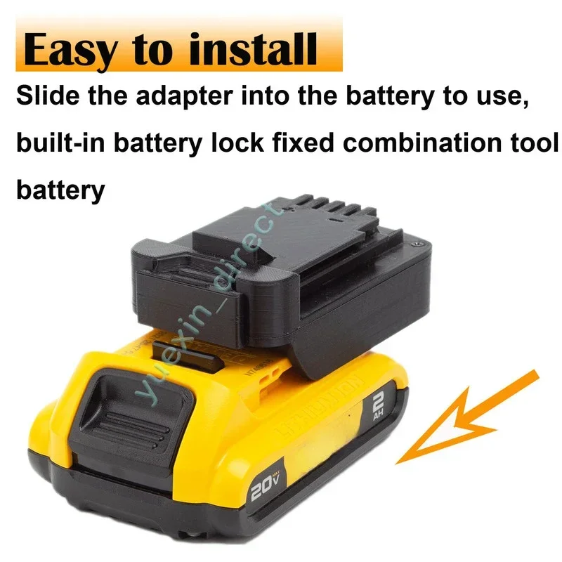 Battery Converter Adapter For Dewalt 20V Battery Convert To Black+Decker 20V MAX Li-Ion Power Tools Accessories