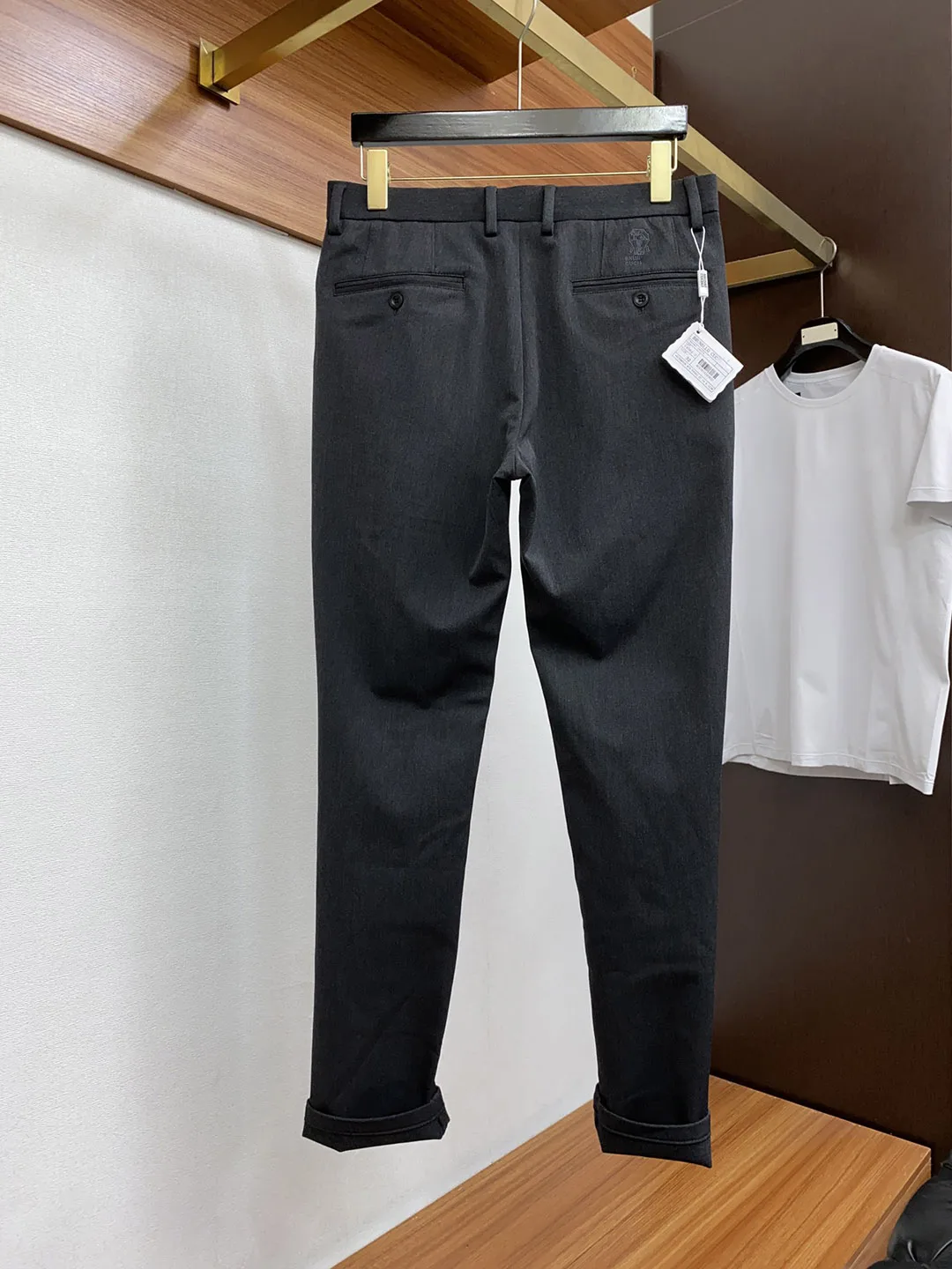 BLLIYOSS Old Money 2024 Casual pants Men New Elastic Straight long Slim Fit Feet pants Customized Italia Comfort Denim Fabric