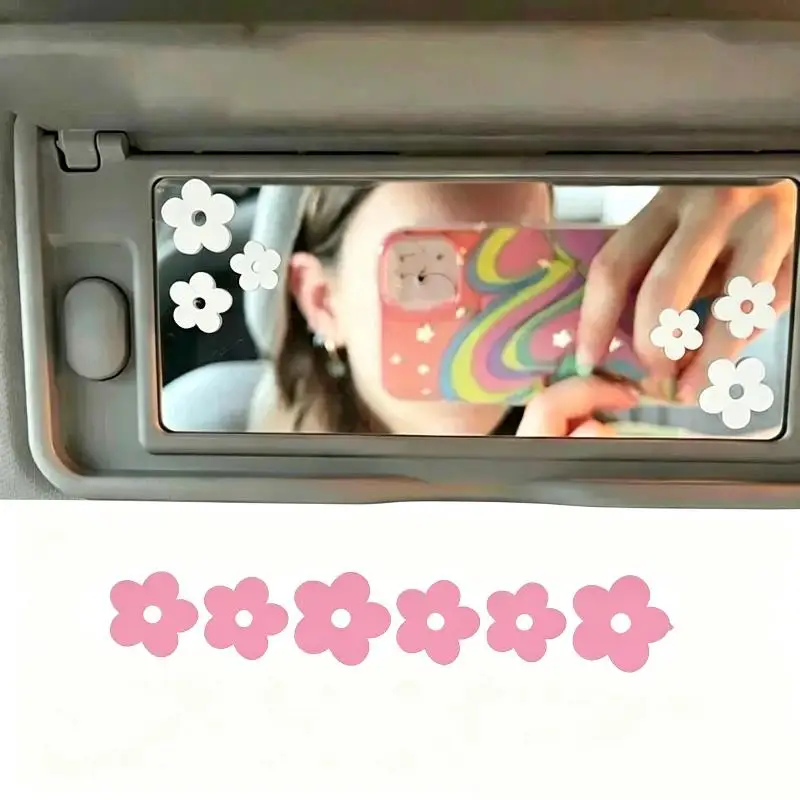Aliexpress 7 Pcs Flowers Car Rearview Mirror Stickers Waterproof Self-Adhesive DIY Decals for Cosmetic Mirror Phone Laptop Skateboard - Aliexpress Deal