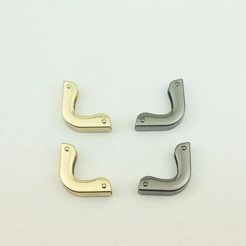 5Pcs 25x35mm Bags Corner Metal Luggage Decorative Buckle DIY Manual Edge Banding Bag Handbag Hardware Accessories