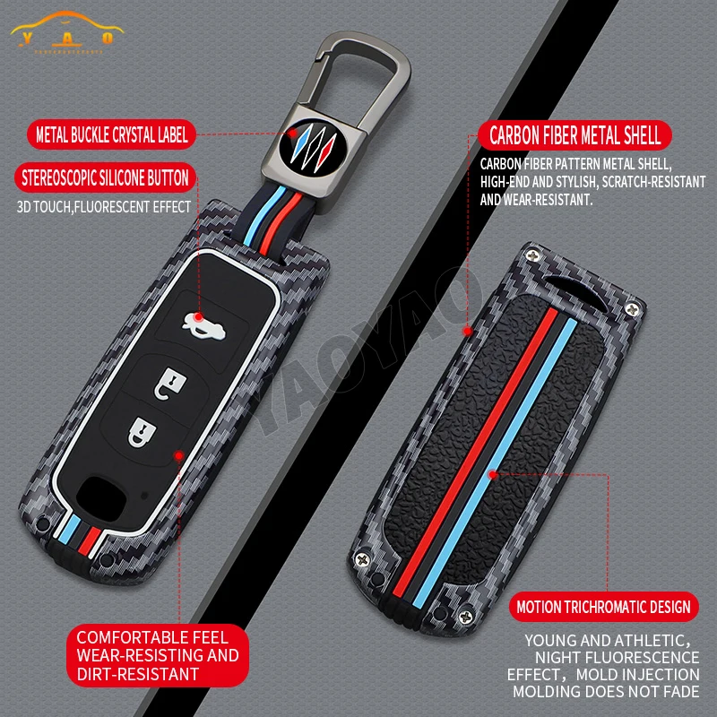 

Car Remote Key Case Cover For Mazda 2 3 5 6 BL BM GJ Atenza Axela Demio CX-3 CX3 CX-5 CX5 CX7 Accessories