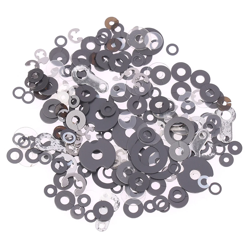 NEW 0.5-1.5cm Mixed Loading Pinch Roller Spacer Metal Lock Catch Locking Plate Clip For Recorder Tape Drive Movement Accessories
