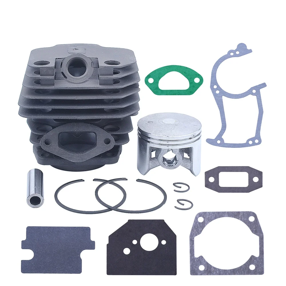 

45mm Cylinder Piston Kit Carburetor Gasket Set For Chinese Chainsaw 4500 5200 5800 45cc 52cc 58cc Petrol Chainsaw