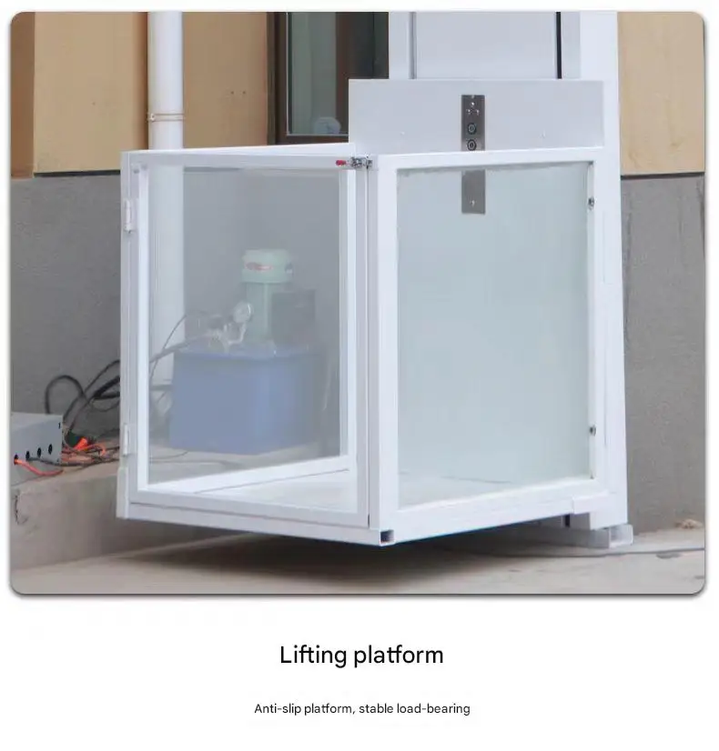 Сверхмощный электрический гидравлический подъемный стол, устойчивый малошумный грузовой лифт для домашнего складского коммерческого использования