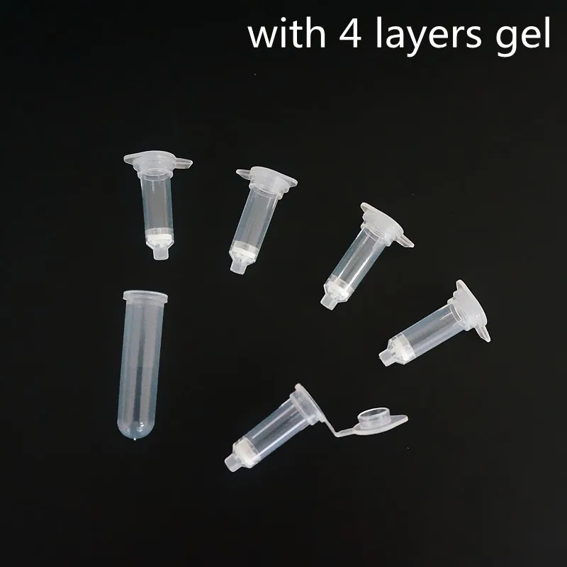 100pcs/lot 2ml separation column Plasmid extraction kit Chromatography DNA RAN Extraction nucleic acid purification column