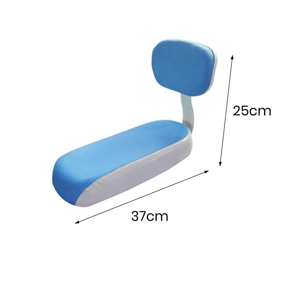 New Bicycle Rear Seat Saddle Soft Bicycle Child Seat With Back Rest With Handle Armrest Footrest Pedals Cycle Accessories Parts