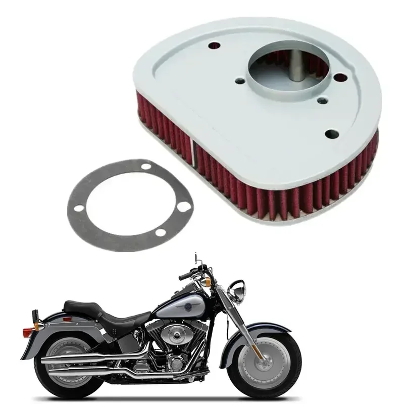 For Harley Softail Fat Boy FLSTF 2001-2015 Touring Steet Glide Dyna Accesorios moto Air Cleaner Intake Filter