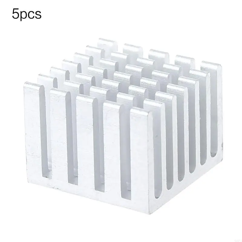 5Pcs/Set 20x20x15mm Cooling Heatsink CPU GPU IC Chip Aluminum Heat Sink Radiator Heatsink Pad