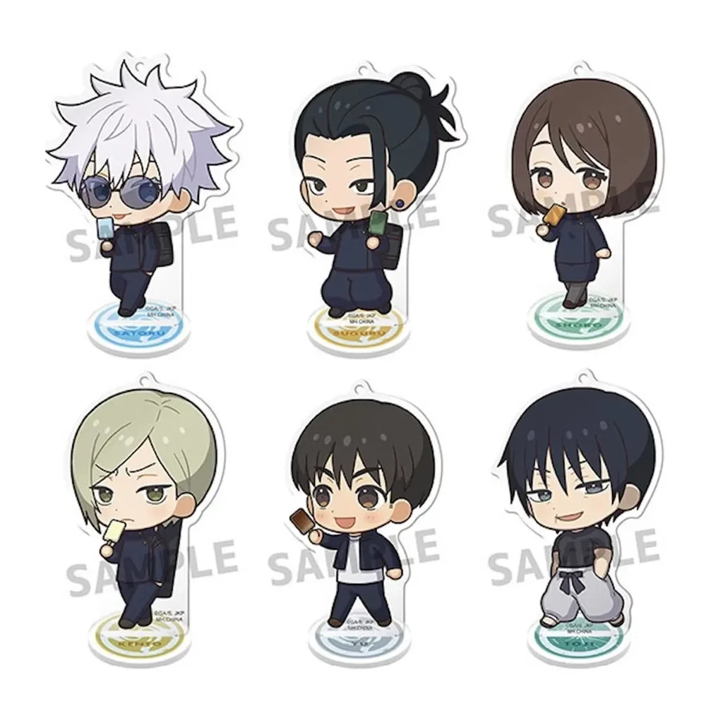 Game 2 Acrylic Stand Doll Anime Suguru Geto Nobara Kugisaki Satoru Gojo Mini Figure Model Plate Cosplay Toy Gift