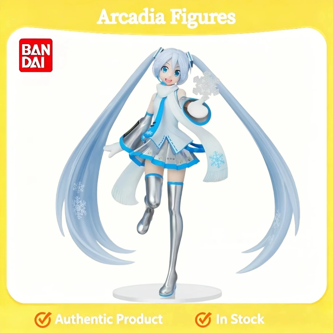 【在庫あり】オリジナルsega初音ミク雪初音sky-townアクションモデルアニメグッズデスクトップ人形玩具フィギュアギフトホビー