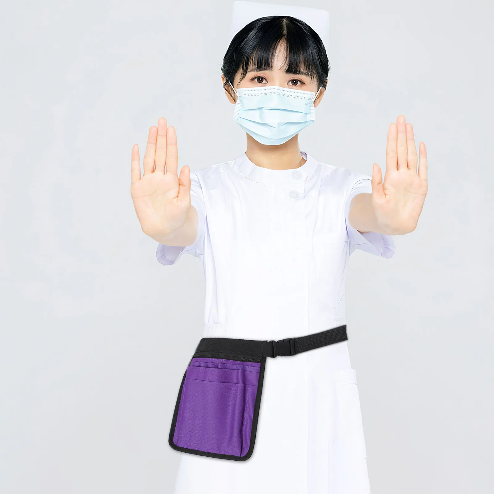 

Medical Waist Bag Nurse Tool Nurses Utility Nursing Organizer Pouch for Accessories Pocket