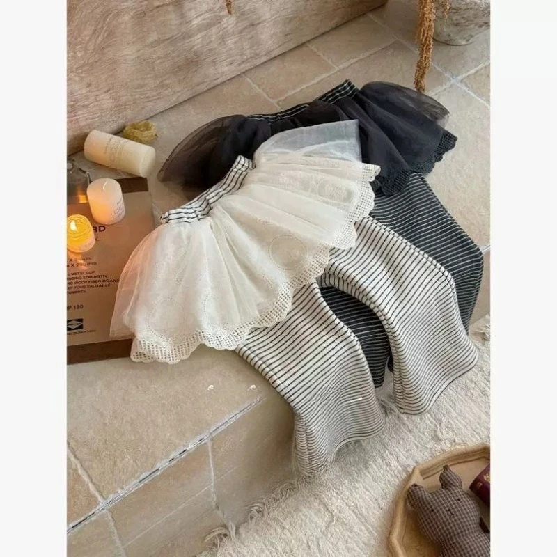 

Korean Girls Ballet Pants 2025 Winter Flared Fleece Lined Leggings Fashion Baby Toddler 90-140cm