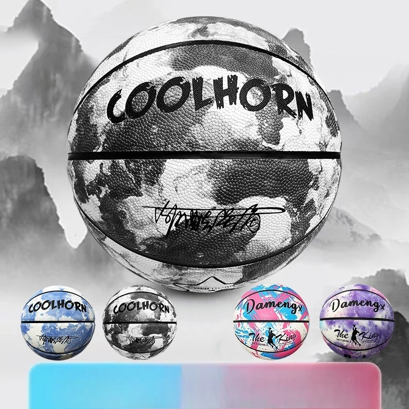 Balles de basket-ball taille officielle 5/6/7 matériau PU résistant à l'usure jeu d'entraînement de basket-ball intérieur extérieur cadeaux de noël pour hommes