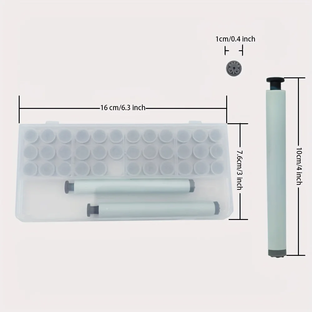 18/36/48PCS Nail Art Stamp Pen Set for DIY Design, Nail Graffiti Nail Art Dotting Tools with Simple Design