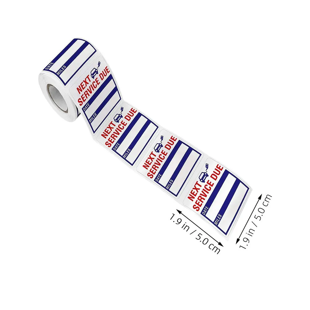 4 rolos de adesivo para mudança de carro, feito meticulosamente, aplicação versátil, amplamente utilizado, lembrete diário, etiqueta de serviço