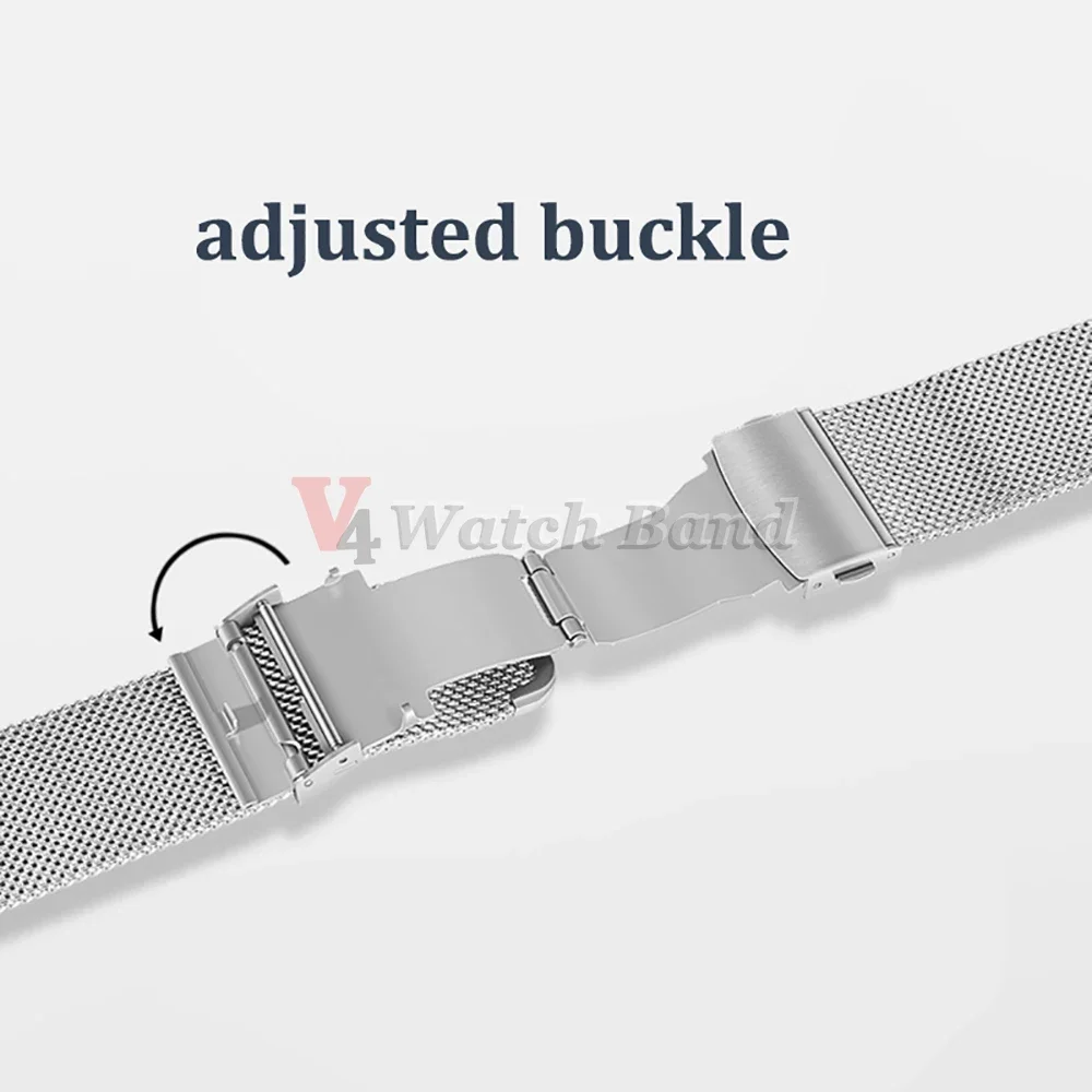 20mm 22mm 18mm Armband 0,6 1,0mm Mesh Milanese Uhrenarmband für IWC für Rolex für Omega Edelstahl-Armband für Seiko Armband – Detail 15