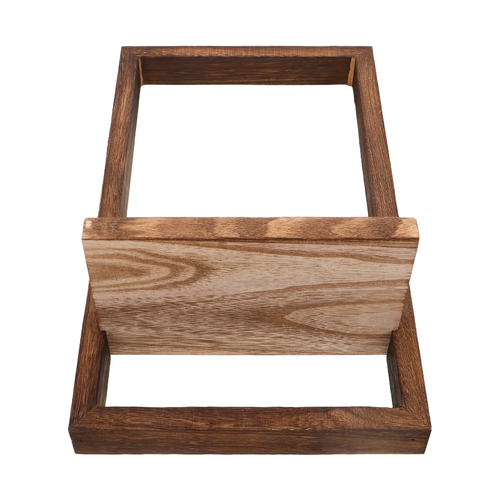 Rustic Wooden Wall Mounted Plant Shelf for Indoor Plants Floating Shelf Hanging Planter Rack Living Room Bedroom Guesthouse