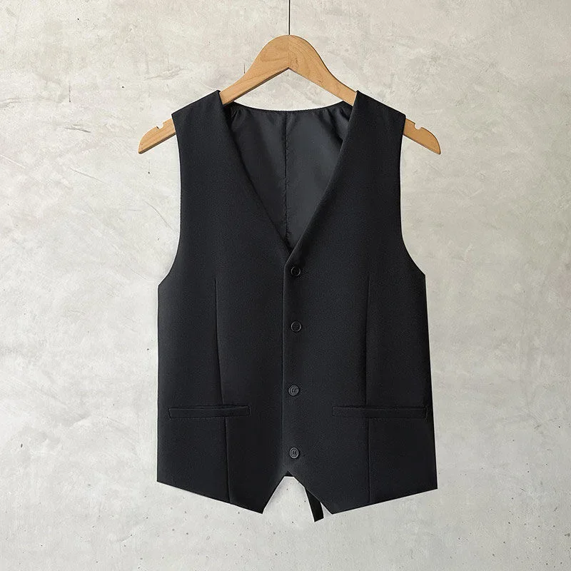 

XX474New high-end British style men's plaid vest slim fit