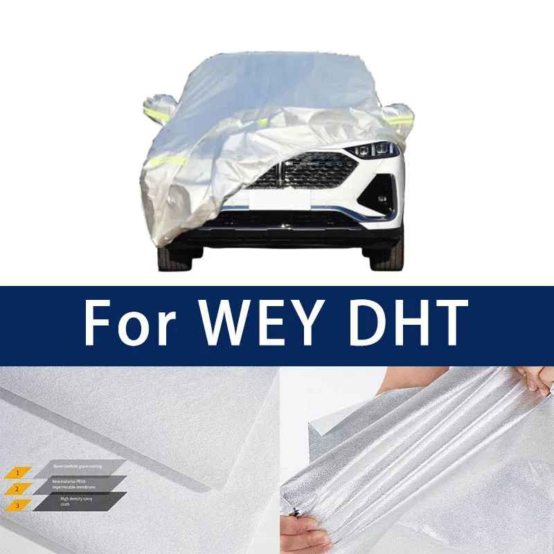 

Full car hood dust-proof outdoor indoor UV protection sun protection and scratch resistance For WEY DHT Car umbrella