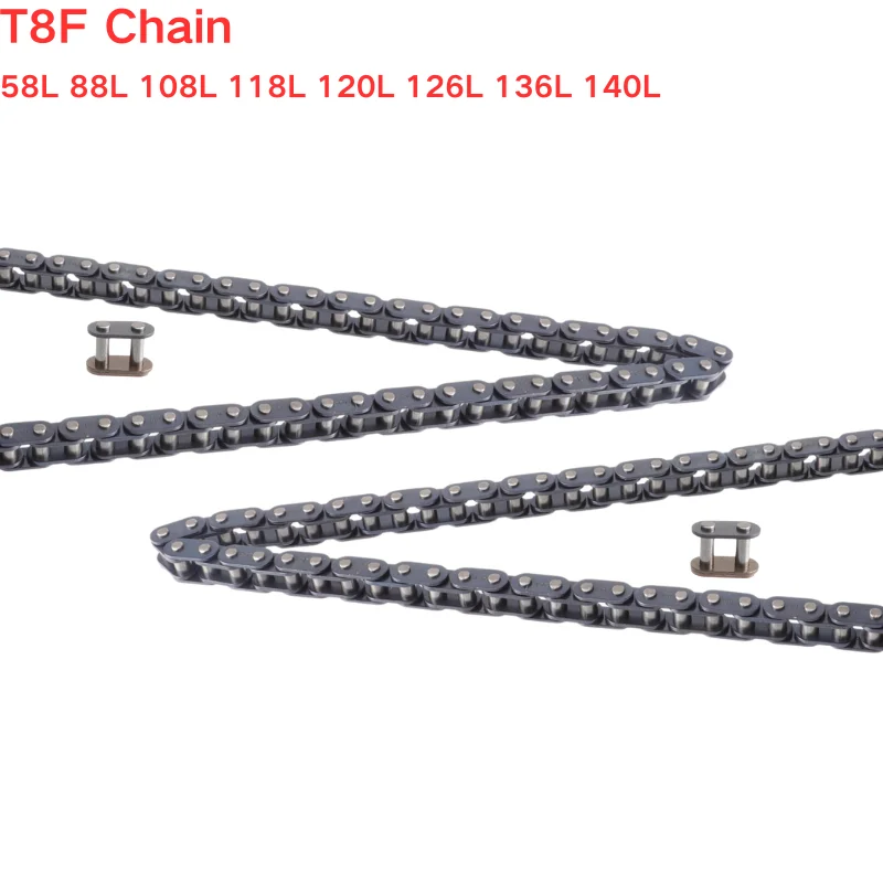 T8F Chain Link 58L-140L With Spare Master For SYX Moto 50cc Dirt Bike 47cc 49cc 2 Stroke Engine Small Dirt Bike ATV Quad Go Kart