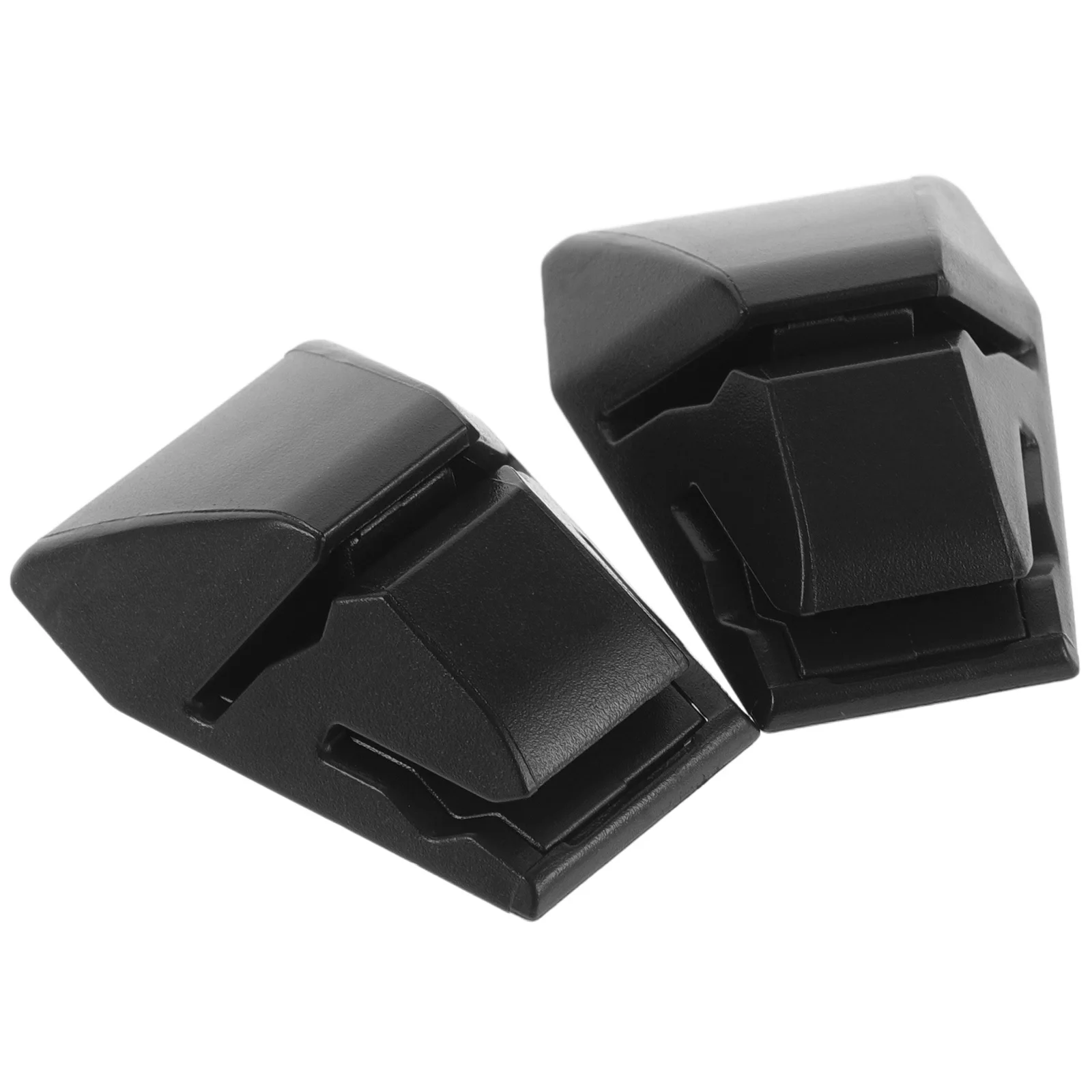 2 قطعة حامل تذكرة مواقف السيارات كليب لزجة الزجاج الأمامي وقوف السيارات تصريح المشبك لاصق لوحة سيارة الداخلية الأسود