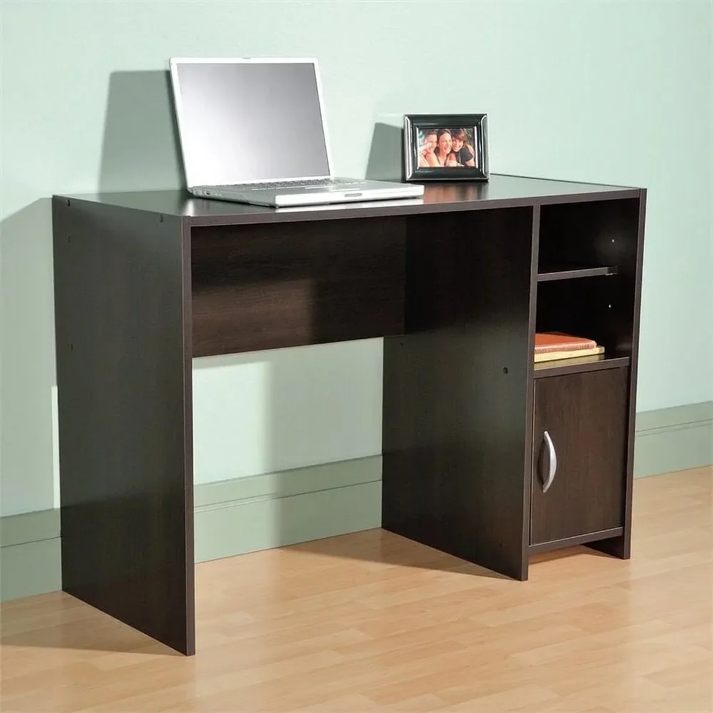 Study Table Cinnamon Cherry Finish Computer Desks Beginnings Computer Desk With Side Shelves Room Office Bedroom Notebook Tables
