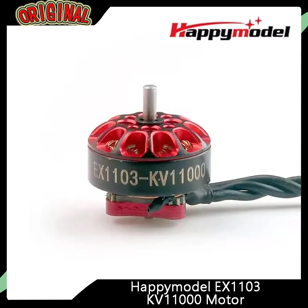 

HappyModel EX1103 KV11000 1-2S Бесщеточный двигатель-замена для Bassline 2S 90 мм Micro FPV Drone DIY | 9н12п 3,8г