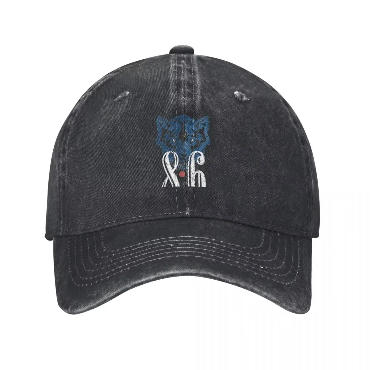 8.6 Graphic Baseball Cap Unisex Distressed Washed Cotton Hat Adjustable Sun Protection Vintage Streetwear Golf Sport Hat