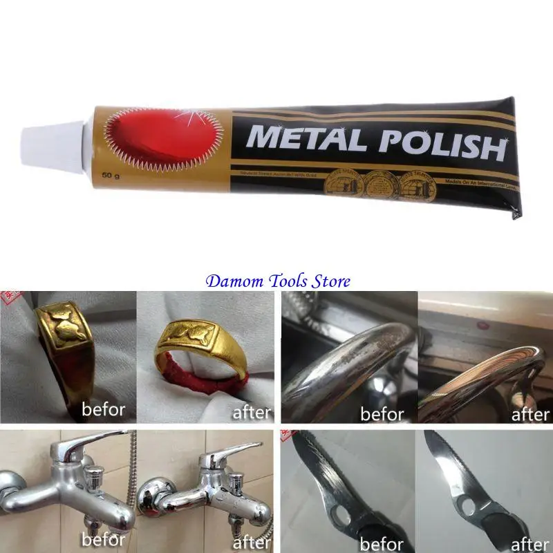 57BE Metall Schleifpolitur Reinigungscreme Polierpaste Rostentferner für Eisen