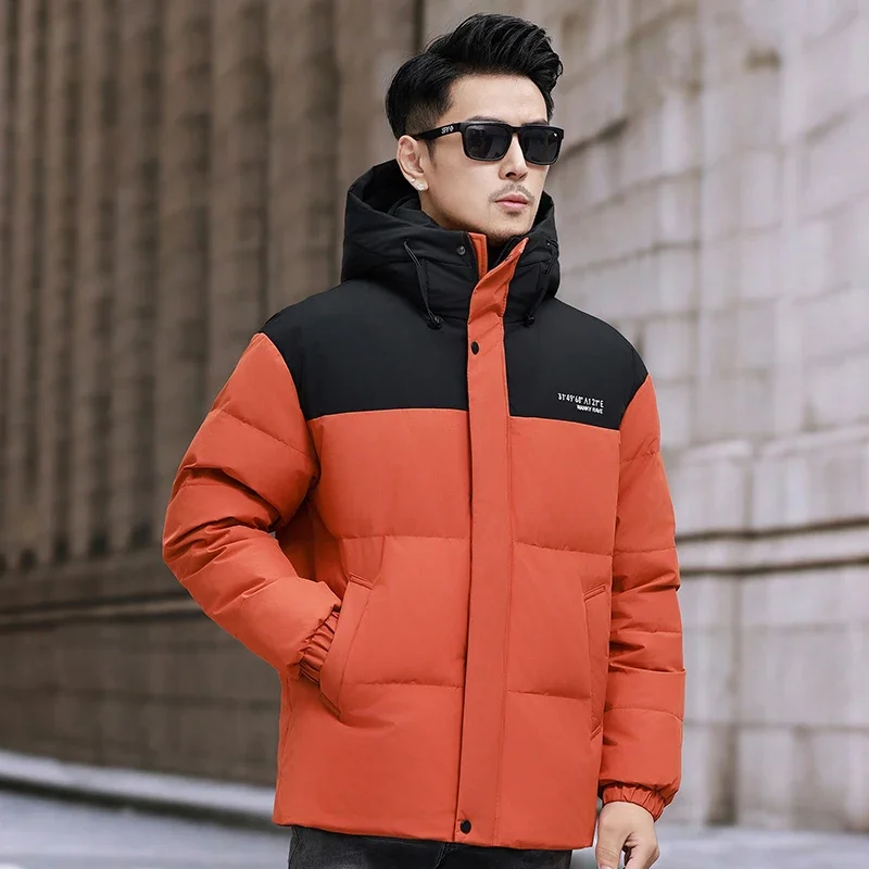 YEAE Short Down Jacket Hooded Jackets Duck Down Padding Designer Clothes Men Jackets Man Men's Clothing Warm Man Winter Coat