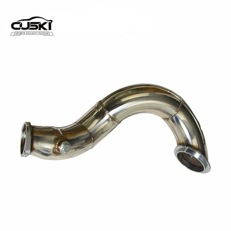 High Flow Exhaust Downpipe For BMW 335I N54 quality Stainless Steel automobile Exhaust Modification Exhaust Pipe