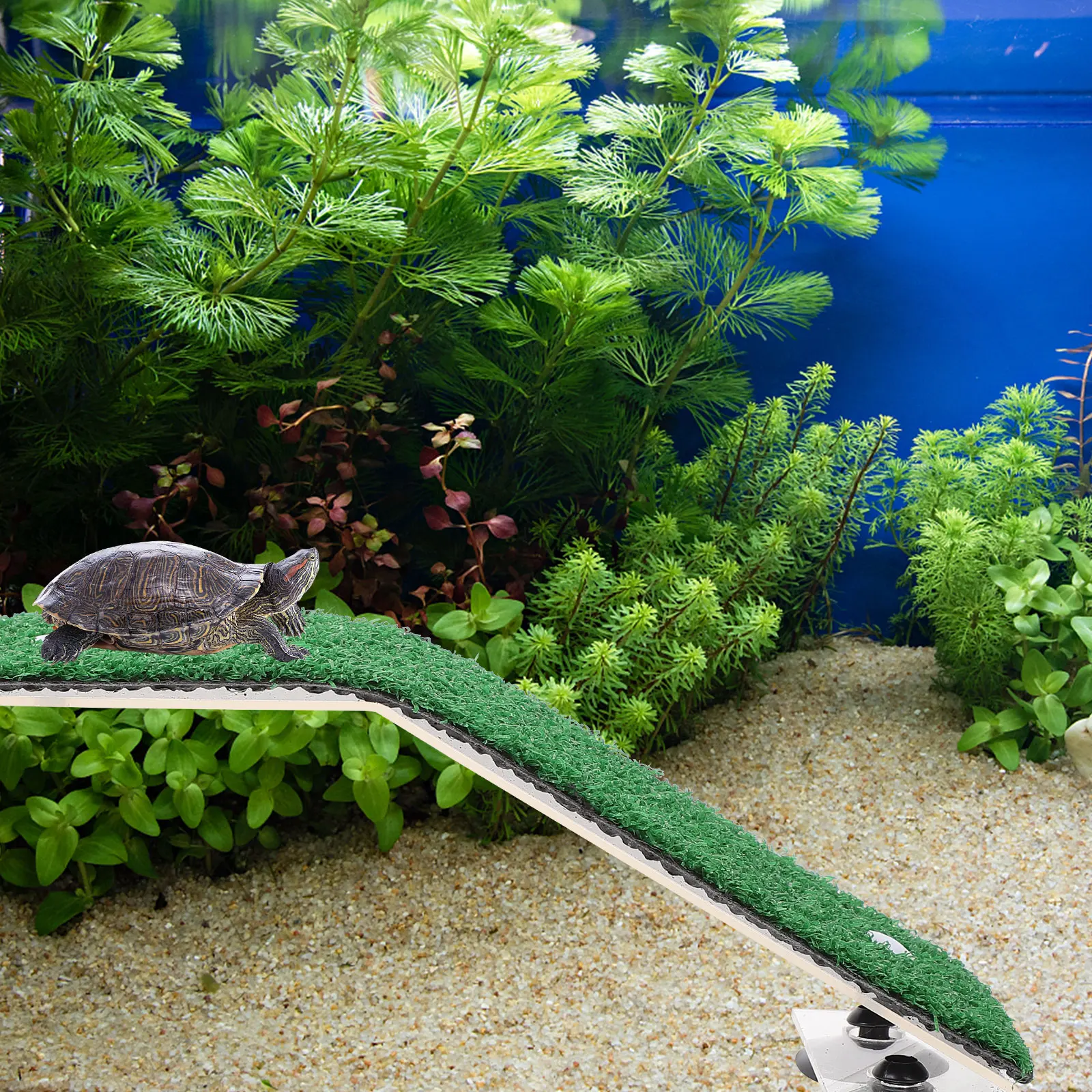 

Fish Tank Aquarium Turtle Platform Tortoise Climbing Ladder Basking Sundeck Reptile Dock Turtle Resting Terrace Durable Pp