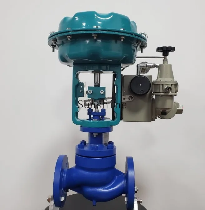 

ZXP pneumatic single seat control valve ZJHP national standard positioner stainless steel 16P film steam DN80